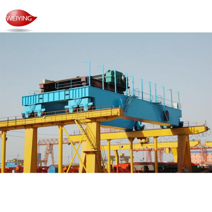 Двойной прогон 32t поднимая надземное управление мостового крана A6 привесное 8