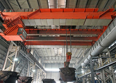 Участок 380V 50hz мостового крана 3 рабочего места прогона сталелитейного завода двойной емкость нагрузки 5 до 74 тонн