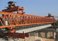 Прогон моста крана с поднимающейся укосиной крана 300 тонн запуская конкретный для метро